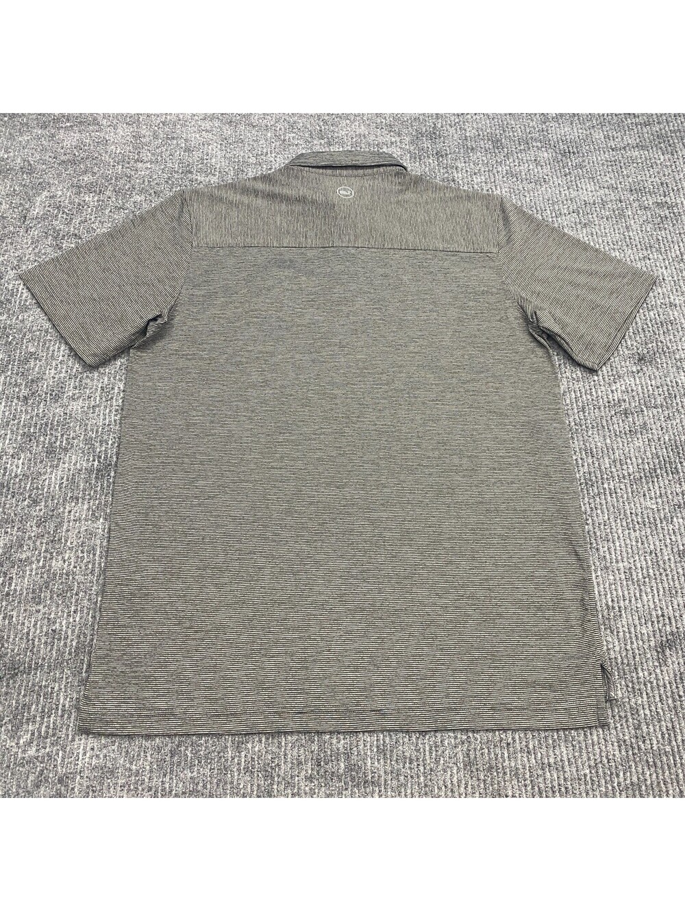 Florida State Seminole Vineyard Vines Performance Polo Shirt Mens M Gray Striped - Picture 3 of 10